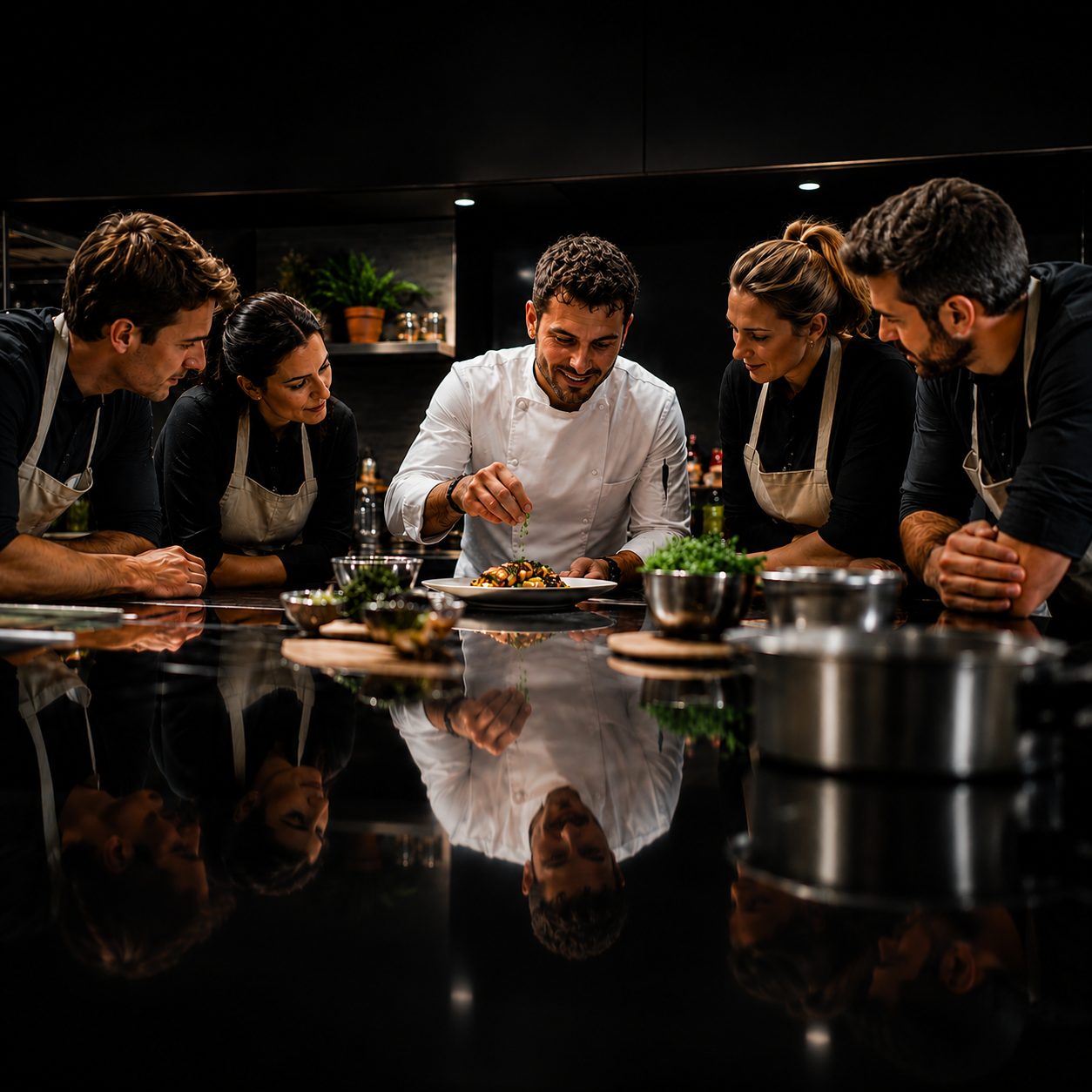 Showcooking privado con Adrián Rejón